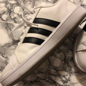 Adidas superstar sneakers in white